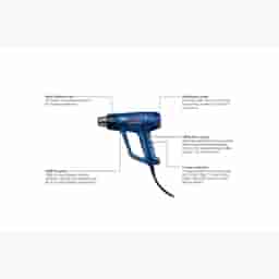 Bosch 060194D0F0 GHG 180 Plastic Heat Gun (Blue)