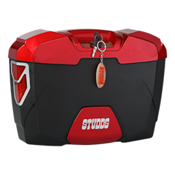 Studds Side Box Explorer With Universal Fitment Clamp Red