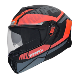 Studds Trooper D1 Matt Black N8 L Helmet