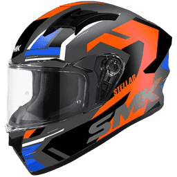 SMK STELLAR CLEAR VISOR K-POWER GRAPHIC GL635 L HELMET