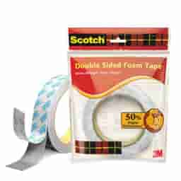 3M Scotch Double Sided Tape 3Inch Core Tape Rolls18mmX3m