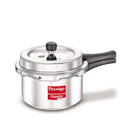 Prestige 10165 Popular Svachh Aluminium Pressure Cooker 3.0 Ltr