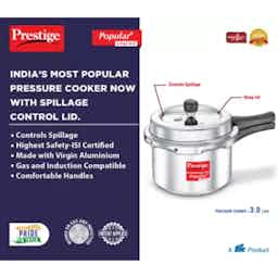 Prestige 10171 Popular Plus Svachh Pressure Cooker 3.0 Ltr