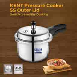 KENT 18011 SS Pressure Cooker Outer Lid 2 Ltr