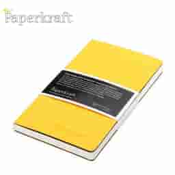 PaperKraft Signature Series Soft Yellow Cover Unruled Note Book 160Pg(165X95)