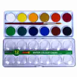 Camlin Student Water Colour Cakes 12 Shades