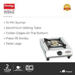 Prestige 40000 Gas Stove Prithvi - Single Burner