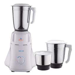 Bajaj 500 W Mixer Grinder(White, Black, 3 Jars)