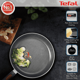 Tefal Fry Pan 28Cm With GLid Cook&Savour