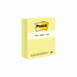 3M Post It Yellow Notes 3InchX5Inch 100 Sheets