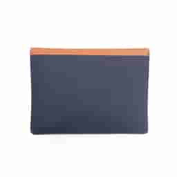 Oblique Lapido Laptop Sleeve Navy&Tan