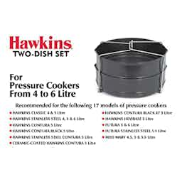 Hawkins ADS5 Hard Anodised Two Dish Set