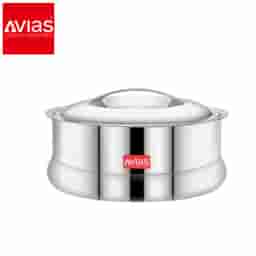 Avias Ruby Press Lid Casserole 2500Ml � Stainless Steel