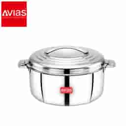 Avias Platina Premium Casserole 1500Ml � Stainless Steel Insulated Pot