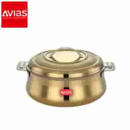 Avias Riara Gold Casserole 1500Ml � Elegant Serving Pot