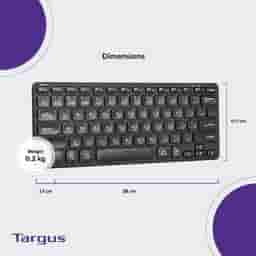 Targus KB862 Compact Multi-device Bluetooth Keyboard English