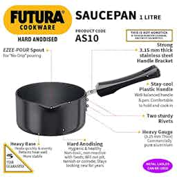 Hawkins AS10 Saucepan 1 Litre (Ezee-pour)