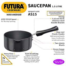 Hawkins AS15 Saucepan 1.5 Ltr (Ezee-pour)