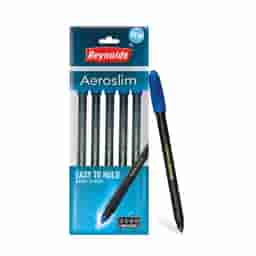 Reynolds Aeroslim Ball Pen Blue Pack Of 5