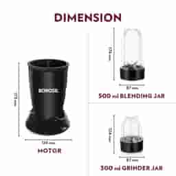 Borosil Nutrifresh Portable Mini-Blender