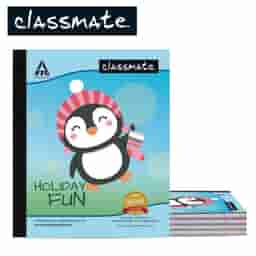 Classmate Hard Bounded Four Line Note Book 76Pg (190X155mm)