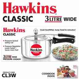 Hawkins Classic 3L Aluminium Pressure Cooker