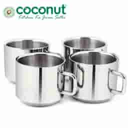 Coconut Cool Trump Coffee Mugs (Pack of 4 Pcs)|Perfect for Coffee Lovers