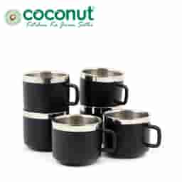 Coconut Legend Mugs Set of 6|Perfect for Family Gatherings