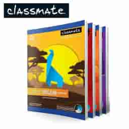 Classmate Soft Bounded Four Line Note Book 172Pg (190X155mm)