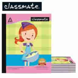 Classmate Soft Bounded Single Line Note Book 172Pg (190X155mm)