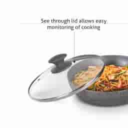 Alda Marbello Non-Stick Saute Pan 26Cm With Lid