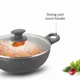 Alda Marbello Non-Stick Deep Wok 20Cm With Lid