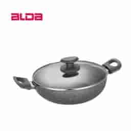 Alda Marbello Non-Stick Deep Wok 20Cm With Lid