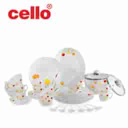 Complete & Stylish: Cello Imperial Ds 45 Pcs Dinnerware Set (Tulip Garden)