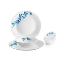 Cello Dazzle Dinner Set 5 Pcs - Blue Swirl