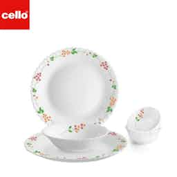 Cello Dazzle Dinner Set 5 Pcs - Secret Garden