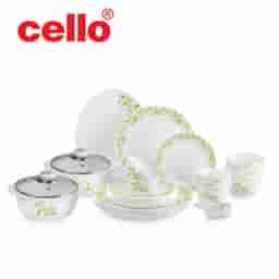 Liven Up Your Table: Cello Zarah Ds 35 Pcs Dinnerware Set (Yellow Grapevine)