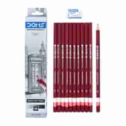 DOMS Drawing Pencil 4H Pack Of 10