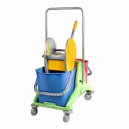 Aerofresh Double Bucket WringerTrolley DMB-25