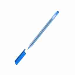 DOMS Trio-Matic Triangular Ball Point Pen Blue Pack Of 10