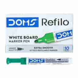 DOMS White Board Marker Green Pack Of 10