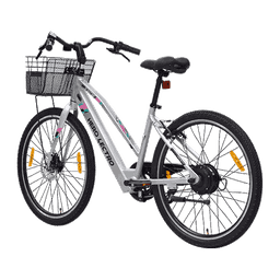 Hero Lectro C4 Plus SS Electric Cycle (Silver)