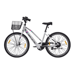 Hero Lectro C4 Plus SS Electric Cycle (Silver)