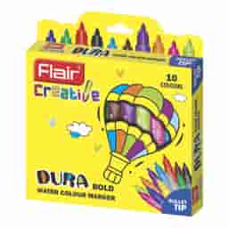 Flair Dura Bold Water Colour Pen Pack Of 10