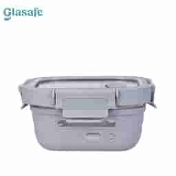 GLASAFE FRESH GRIP TIFFIN   SHOOTING SLATE 520ML-GREY COLOR