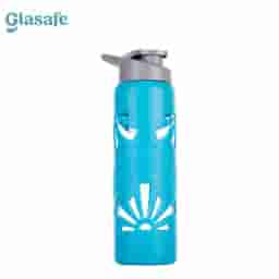 GLASAFE CLEAR GRIP  WATER BOTTLE 750ML - BLUE COLOR