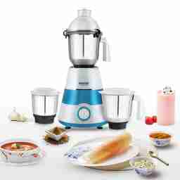 Borosil Supermax 750 W Mixer Grinder Blue