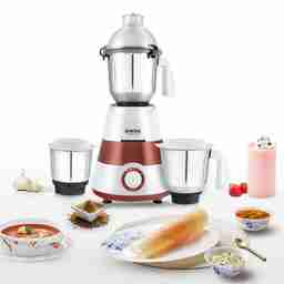 Borosil Supermax 750 W Mixer Grinder Red