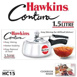 Hawkins Contura 1.5L Aluminium Pressure Cooker