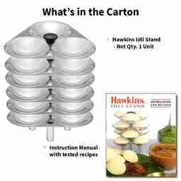 Hawkins Aluminium Idli Stand For 6.5L - 18 Idlis